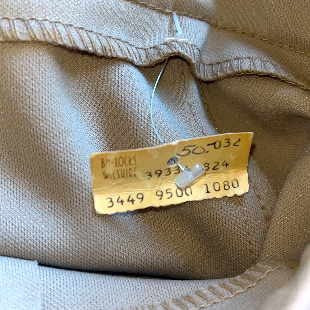 🚫Sold VTG Givenchy Sport Tan beige Hi Rise Knit Pant Sz 8 vintage deadstock w/ta - Picture 14 of 14